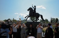 Открытие памятника императору Николаю II