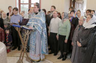 04 ноября 2011 года. Праздничная литургия в честь Казанской иконы Божией Матери в Никольском храме в Дарьино
