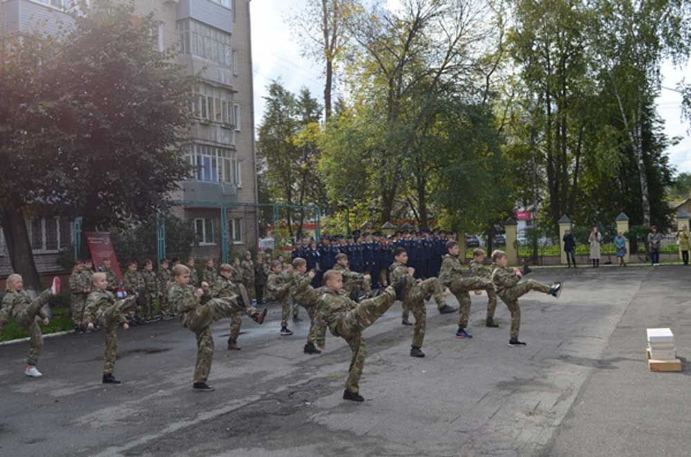 Торжественная церемония приведения к присяге курсантов отряда «Юный спецназовец»