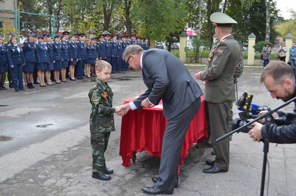 Торжественная церемония приведения к присяге курсантов отряда «Юный спецназовец»