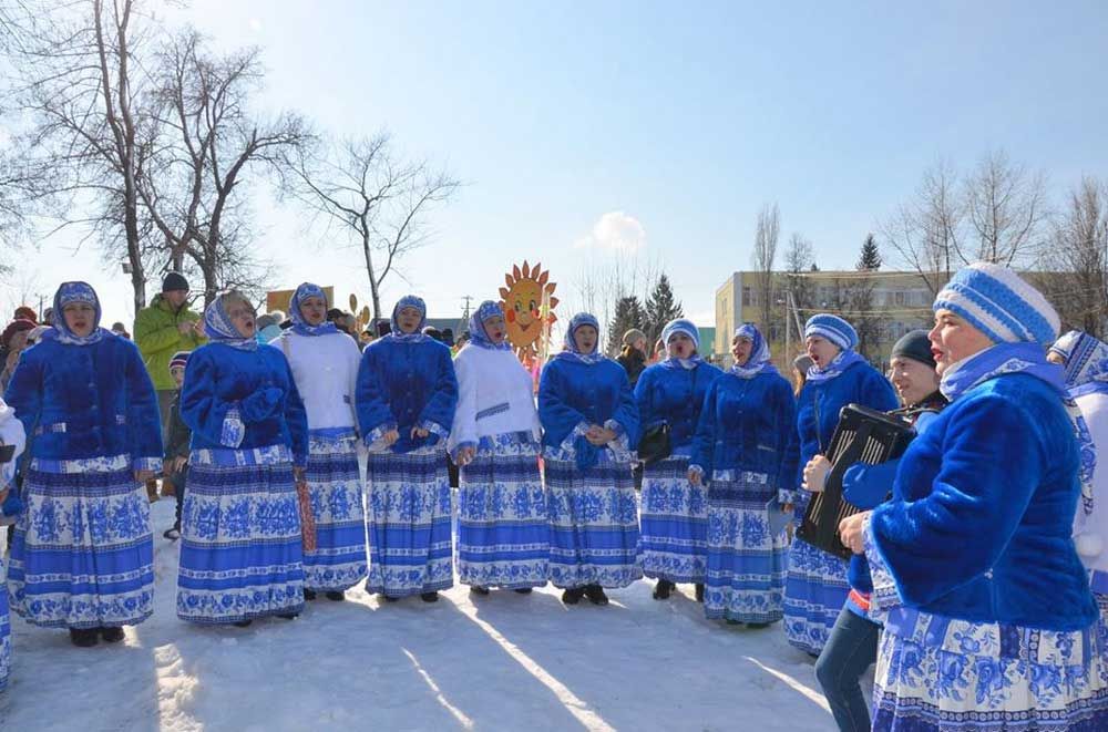 Народные масленичные гуляния в г. Рассказово